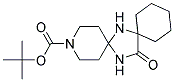 14-OXO-3,7,15-TRIAZA-DISPIRO[5.1.5.2]PENTADECANE-3-CARBOXYLIC ACID TERT-BUTYL ESTER Struktur