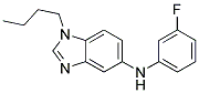 (1-BUTYL-1H-BENZOIMIDAZOL-5-YL)-(3-FLUORO-PHENYL)-AMINE Struktur