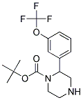 2-(3-TRIFLUOROMETHOXY-PHENYL)-PIPERAZINE-1-CARBOXYLIC ACID TERT-BUTYL ESTER Struktur