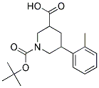 1-(TERT-BUTOXYCARBONYL)-5-O-TOLYLPIPERIDINE-3-CARBOXYLIC ACID Struktur