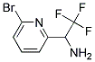 [1-(6-BROMOPYRIDIN-2-YL)-2,2,2-TRIFLUOROETHYL]AMINE Struktur