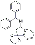 1,1-(ETHYLENEDIOXY)-3-(ALPHA-PHENYL-BENZYLAMINO)INDAN Struktur