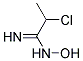 2-CHLORO-N-HYDROXY-PROPIONAMIDINE Struktur