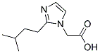 [2-(3-METHYL-BUTYL)-IMIDAZOL-1-YL]-ACETIC ACID Struktur