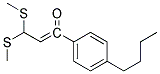 1-(4-BUTYL-PHENYL)-3,3-BIS-METHYLSULFANYL-PROPENONE Struktur