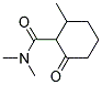 2-METHYL-6-OXO-CYCLOHEXANECARBOXYLIC ACID DIMETHYLAMIDE Struktur