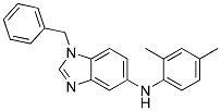 (1-BENZYL-1H-BENZOIMIDAZOL-5-YL)-(2,4-DIMETHYL-PHENYL)-AMINE Struktur