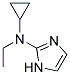 1-METHYL-2-CYCLOPROPYLMETHYLAMINO-IMIDAZOLE Struktur