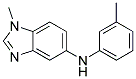 (1-METHYL-1H-BENZOIMIDAZOL-5-YL)-M-TOLYL-AMINE Struktur