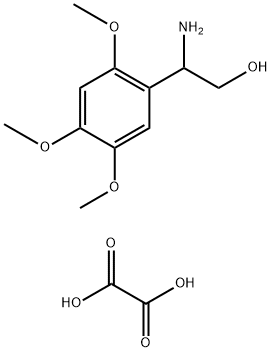 2-AMINO-2-(2,4,5-TRIMETHOXYPHENYL)ETHANOL OXALATE Struktur