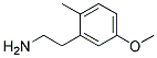 2-(5-METHOXY-2-METHYLPHENYL)ETHANAMINE Struktur