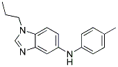 (1-PROPYL-1H-BENZOIMIDAZOL-5-YL)-P-TOLYL-AMINE Struktur