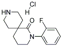 2-(2-FLUOROPHENYL)-2,9-DIAZASPIRO[5.5]UNDECAN-1-ONE HYDROCHLORIDE Struktur