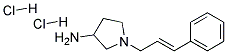 1-(3-PHENYL-ALLYL)-PYRROLIDIN-3-YLAMINE DIHYDROCHLORIDE Struktur