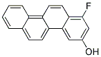 1-FLUORO-3-HYDROXYCHRYSENE Struktur