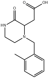 [1-(2-METHYL-BENZYL)-3-OXO-PIPERAZIN-2-YL]-ACETIC ACID Struktur