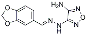 1,3-BENZODIOXOLE-5-CARBALDEHYDE (4-AMINO-1,2,5-OXADIAZOL-3-YL)HYDRAZONE Struktur