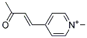 1-METHYL-4-((E)-3-OXO-BUT-1-ENYL)-PYRIDINIUM Struktur