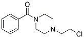 1-BENZOYL-4-(2-CHLOROETHYL)PIPERAZINE Struktur