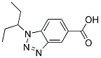 1-(1-ETHYL-PROPYL)-1H-BENZOTRIAZOLE-5-CARBOXYLIC ACID Struktur