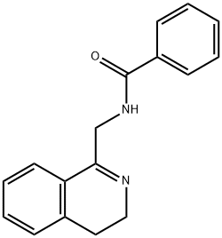 1-(Benzoylamino)Methyl-3,4-Dihydro-Iso-Quinoline Struktur