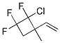 2-Chloro-3-methyl-1,1,2-trifluoro-3-vinylcyclobutane Struktur