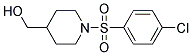 1-[(4-Chlorophenyl)sulphonyl]-4-(hydroxymethyl)piperidine Struktur