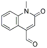 1,2-Dihydro-1-methyl-2-oxoquinoline-4-carboxaldehyde Struktur