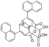 2,2'-dinaphthyl-3,3',4,4'-biphenyl-tetracarboxylic anhydride Struktur