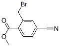 2-bromomethyl-4-cyanobenzoic acid methyl ester Struktur