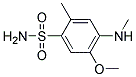 2-methyl-4-amino-5-methoxy-N-methylbenzene sulfonamide Struktur