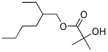 2-Ethylhexyl-2-hydroxy isobutyrate Struktur