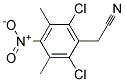 2,6-DICHLORO-R,R-DIMETHYL-4-NITROBENZENE-ACETONITRILE Struktur