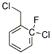 2-CHLORO2-FLUOROBENZYL CHLORIDE Struktur