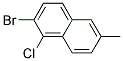 2-Bromo-6-Methylchloronaphthalen Struktur