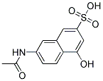 2-Acetamido-5-Naphthaol-7-Sulfonic acid Struktur