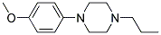 1-Propyl-4-(4-Methoxyphenyl)Piperazine Struktur
