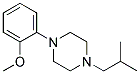 1-Isobutyl-4-(2-Methoxyphenyl)Piperazine Struktur