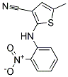 2-(2-Nitroanilino)3-Cyano-5-Methyl-Thiophene Struktur