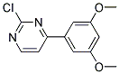 2-Chloro-4-(3,5-dimethoxy-phenyl)-pyrimidine Struktur