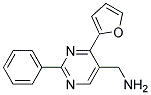 1-(4-furan-2-yl-2-phenylpyrimidin-5-yl)methanamine Struktur