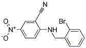 2-(2-Bromo-benzylamino)-5-nitro-benzonitrile Struktur