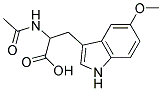 2-(acetylamino)-3-(5-methoxy-1H-indol-3-yl)propanoic acid Struktur