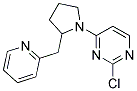 2-chloro-4-[2-(pyridin-2-ylmethyl)pyrrolidin-1-yl]pyrimidine Struktur