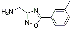 1-[5-(3-methylphenyl)-1,2,4-oxadiazol-3-yl]methanamine Struktur