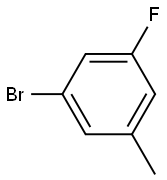 1-BROMO-3-FLUORO-5-METHYLBENZENE Struktur