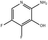 2-AMINO-4,5-DIFLUORO-3-HYDROXYPYRIDINE Struktur