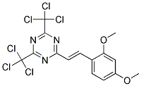 2,4-Bis(Trichloromethyl)-6-(2,4-Dimethoxy)Styryl-s-Triazine Struktur