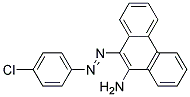 10-(P-CHLOROPHENYLAZO)-9-PHENANTHRENAMINE Struktur