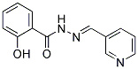 2'-(3-PYRIDYLMETHYLENE)SALICYLOHYDRAZIDE Struktur